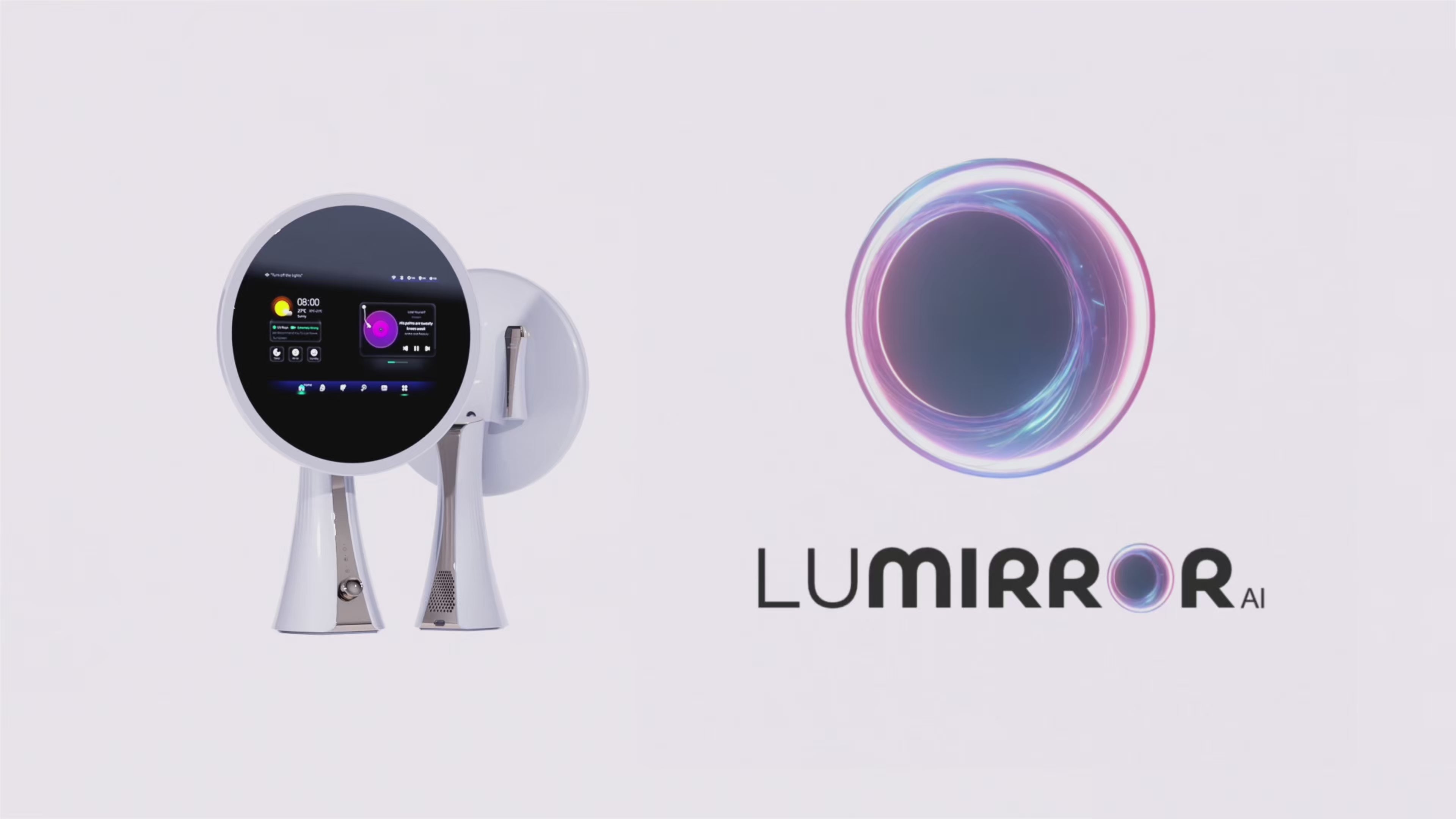 Load video: smart AI mirror android makeup tutorial beauty mirror skin analysis